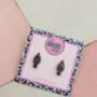 Soy Sauce Glitter Resin Studs / Sushi Lover Gift / Chef Gift / Fun Food Inspired Jewellery, thumbnail 3 of 5