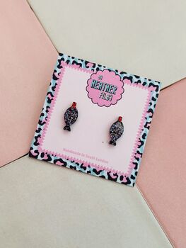 Soy Sauce Glitter Resin Studs / Sushi Lover Gift / Chef Gift / Fun Food Inspired Jewellery, 3 of 5
