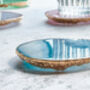Handmade Colourful Agate Resin Coasters With Gold Edge, thumbnail 10 of 12