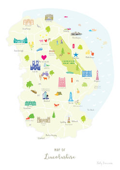 Personalised Lincolnshire Map: Add Favourite Places, 4 of 4