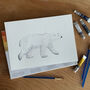 Personalised Polar Bear With Crown Christmas Decoration, thumbnail 2 of 2