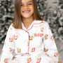 Personalised Matching Family Christmas Santa Print Pyjamas, thumbnail 5 of 12