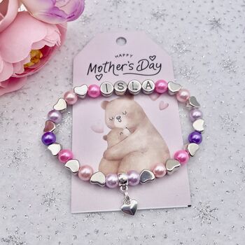 Personalised Mother's Day Bracelet, Gift For Mum, 6 of 12
