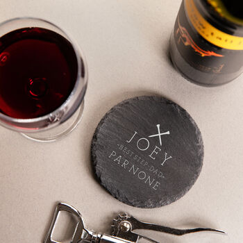 Personalised 'Tee Riffic' Golf Pun Slate Coaster, 6 of 10