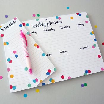 Confetti Spot Weekly Planner, 2 of 6