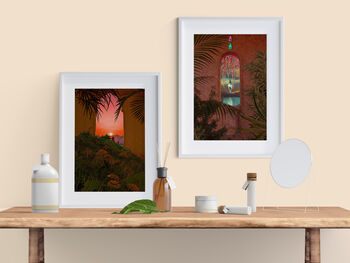 Mystical Esoteric Scenery Art Print Set Of Two, 2 of 6