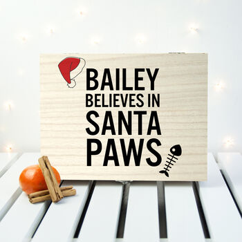Personalised Pets Santa Paws Christmas Eve Box, 2 of 6