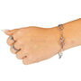 Petite Size Sterling Silver Snaffle Bit Bracelet, thumbnail 4 of 12