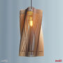 Zooki 27 'Aurvandil' Wooden Pendant Light, thumbnail 2 of 10