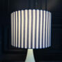 Zebra Black And White Striped Lampshade, thumbnail 2 of 2
