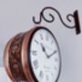Elegant Vintage Style Railway Wall Clock, thumbnail 1 of 6