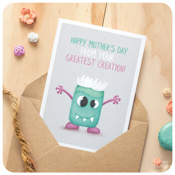Greatest Creation Funny Happy Mother's Day Card For Mum, 5 of 6