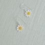 Sterling Silver Daisy Earrings, thumbnail 1 of 5