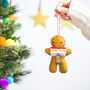 Baby's First Christmas Gingerbread Man Decoration, thumbnail 2 of 10
