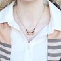 Indian Nazaria Gold Mangalsutra Stone Necklace, thumbnail 3 of 4