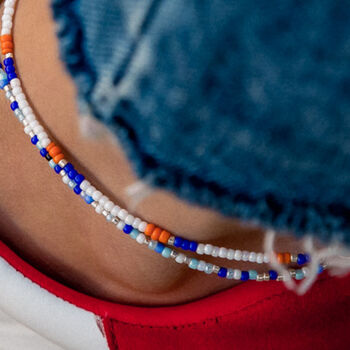 Intricate Boho Beaded Anklets, 2 of 2
