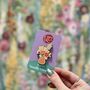 Vase Of Flowers Needle Minder, thumbnail 4 of 6