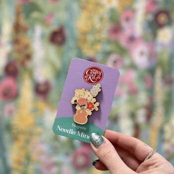 Vase Of Flowers Needle Minder, 4 of 6