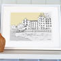 Personalised Wedding Or Christening Venue Portrait, thumbnail 5 of 11
