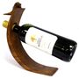 Carved Wooden Wine Holder Dolphin, thumbnail 1 of 5