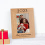 Babys First Christmas Wooden Picture Frame, thumbnail 1 of 3