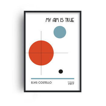 My Aim Is True Music Art Print, 2 of 2