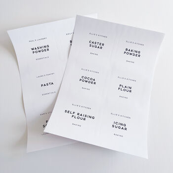 8cm X 8cm Waterproof Organisation Labels For The Home, 7 of 10