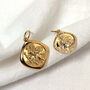 9ct Gold Reversible Square Saint Christopher Pendant, thumbnail 2 of 2