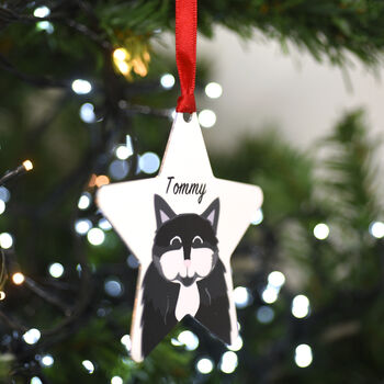 Personalised Cat Hanging Decoration, 6 of 8