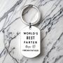 Best Farter Funny Fathers Day Keyring Gift, thumbnail 5 of 5