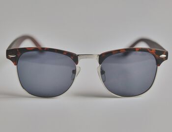 Bergen Tortoiseshell Frame Eco Sunglasses, 2 of 10