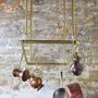 Brass Ceiling Pot And Pan Rack, thumbnail 2 of 7