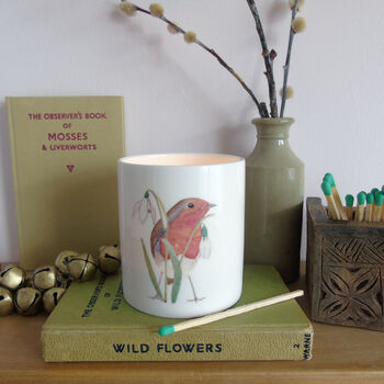 Robin Bone China Candle Holder, 9 of 9