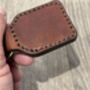 Personalised Brown Leather Key Fob, thumbnail 5 of 8