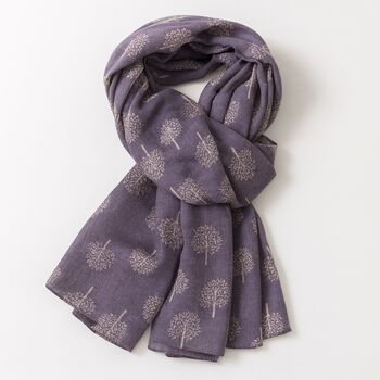 Purple Mulberry Tree Of Life Scarf, 2 of 6