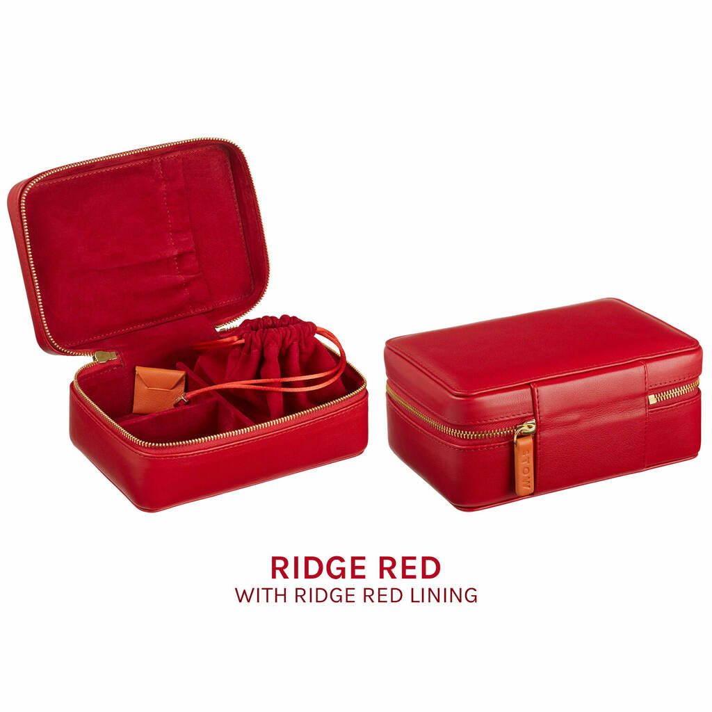 Personalised Luxury Soft Leather Jewellery Case By Stow