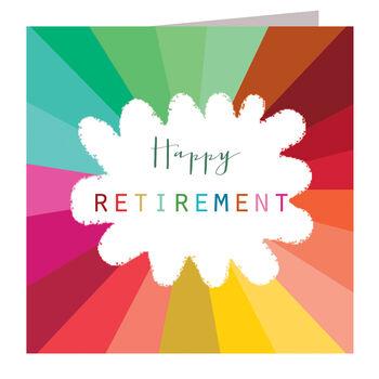 Colourful Happy Retirement Card, 2 of 5