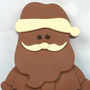 Giant Milk Chocolate Santa Claus. Handmade Decorated Solid Milk Chocolate It's Big, thumbnail 3 of 3