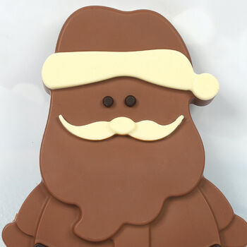 Giant Milk Chocolate Santa Claus. Handmade Decorated Solid Milk Chocolate It's Big, 3 of 3