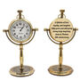 Personalised 50th Golden Wedding Anniversary Desk Clock Gift, thumbnail 1 of 12