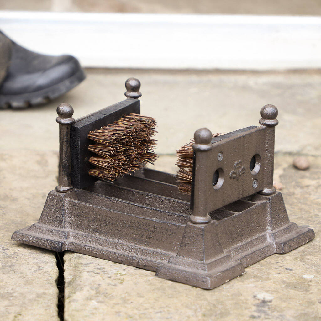 country garden double sided boot brush and scraper by dibor
