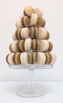 Golden Christmas Macaron Tower Centrepiece, 5 of 6