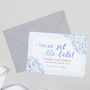 Hydrangea Blue Save The Date Cards, thumbnail 1 of 1