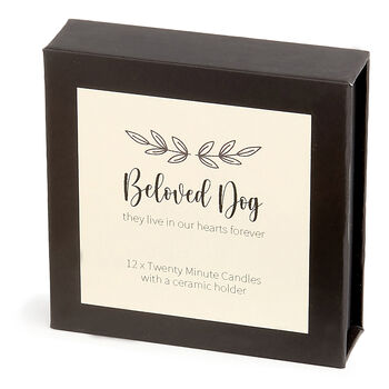 Beloved Dog, In Loving Memory Reflection Candle Sets, 3 of 10