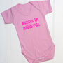 Personalised Made In Babygrow/T Shirt, thumbnail 2 of 12