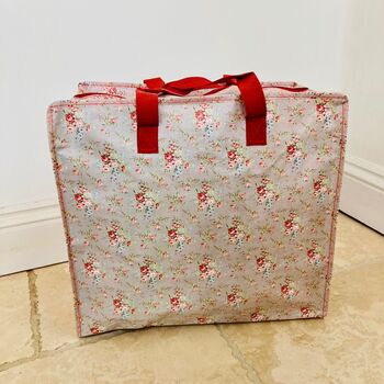 Large Recycled Floral Storage Bag, 5 of 6