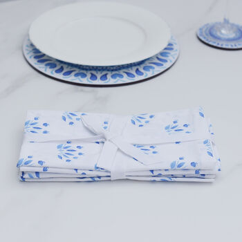 Blue And White Napkins, 3 of 12