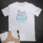 Illustrated Whale Cotton Tee, thumbnail 1 of 7