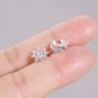 Sailor Stud Earrings 925 Sterling Silver, thumbnail 1 of 8