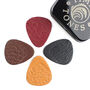 Leather Tones Texture Ukulele Picks In A Gift Tin, thumbnail 1 of 6